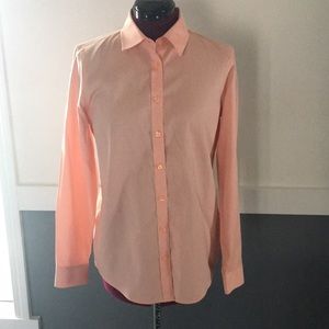 Orvis Salmon Long Sleeve Button Down Shirt Sz 10